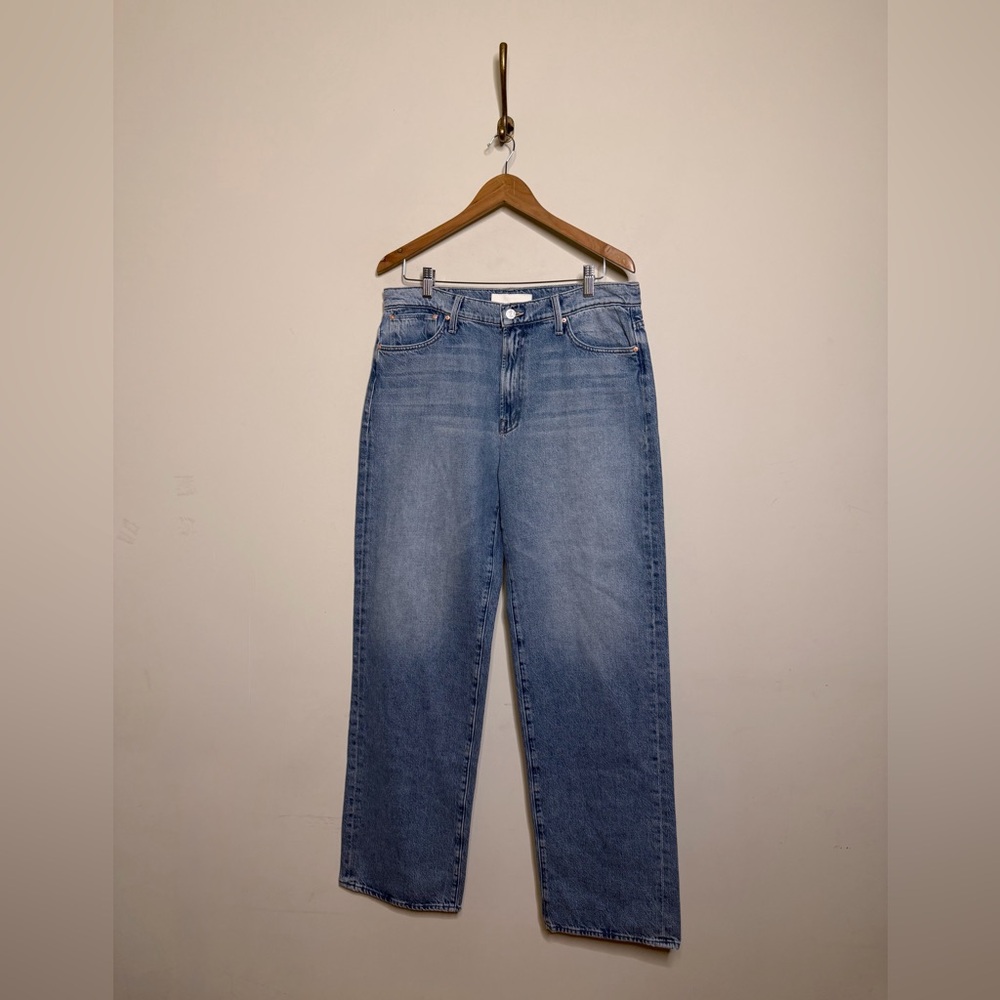 MOTHER The Dodger Skimp Cuff Jean's In Leap Of Faith - Picture 5 of 11
